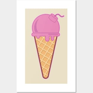 Ice Cream is really bomb! Posters and Art
